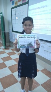 Amy - Y7 - English Star